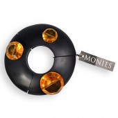 MONIES WOOD AND ACRYLIC BRACEL