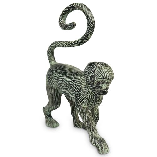 MONKEY BRONZE SCULPTUREDESCRIPTION: