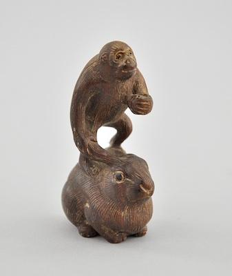 Monkey on the Back of Rabbit Wood