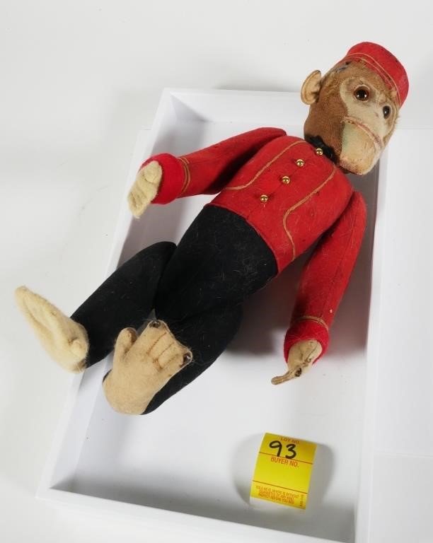 MONKEY PLUSH PUPPET DOLL