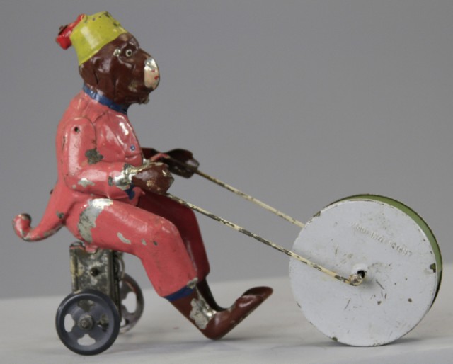 MONKEY PUSHING BELL DRUM Germany