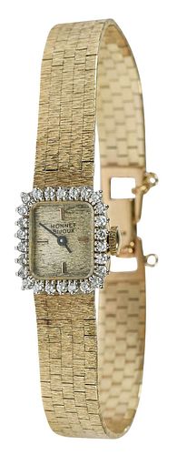 MONNET/BLANCPAIN 14KT. DIAMOND
