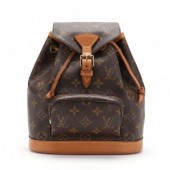 MONOGRAM CANVAS BACKPACK, MONT