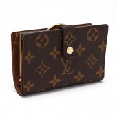 MONOGRAM CANVAS WALLET WITH CO