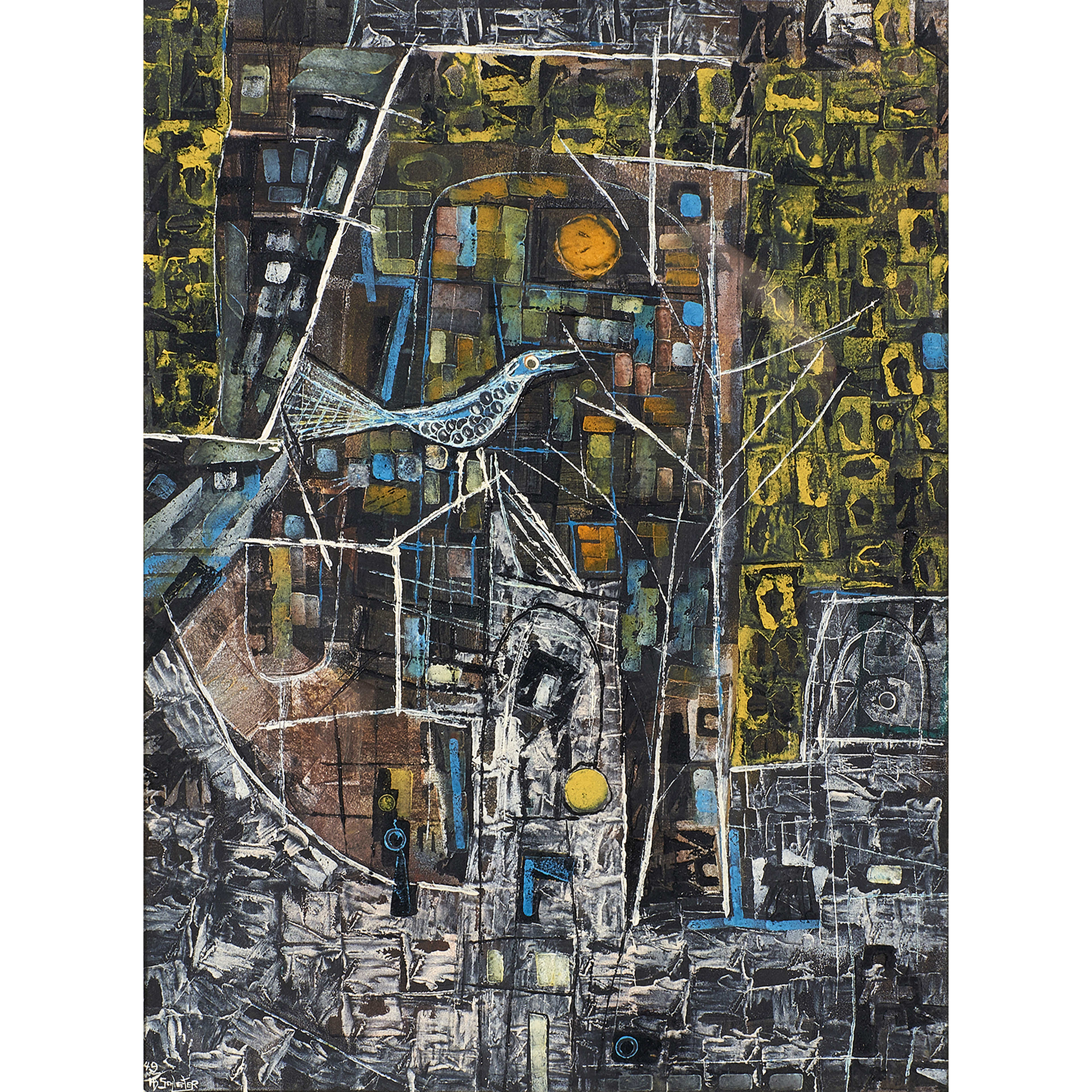 MONOPRINT, HOWARD B. SCHLEETER