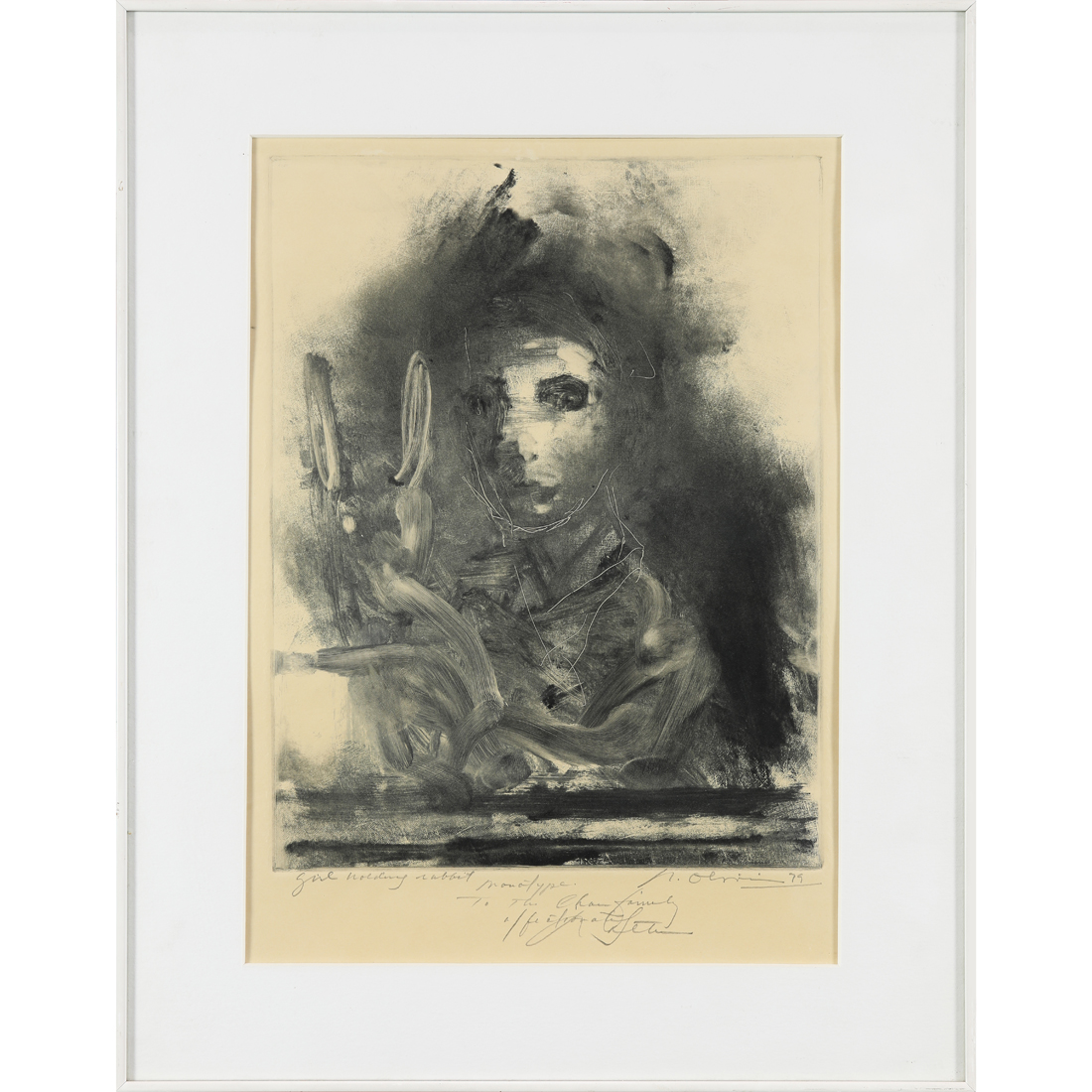 MONOTYPE, NATHAN OLIVEIRA Nathan