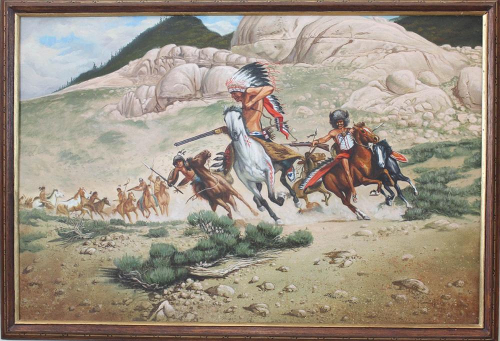 MONT (AMERICAN, 20TH CENTURY) OIL