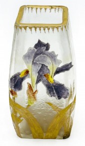 MONT JOYE SQUARE ART GLASS VAS
