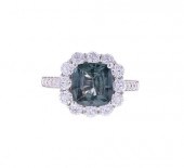 MONTANA SAPPHIRE DIAMOND & 18K