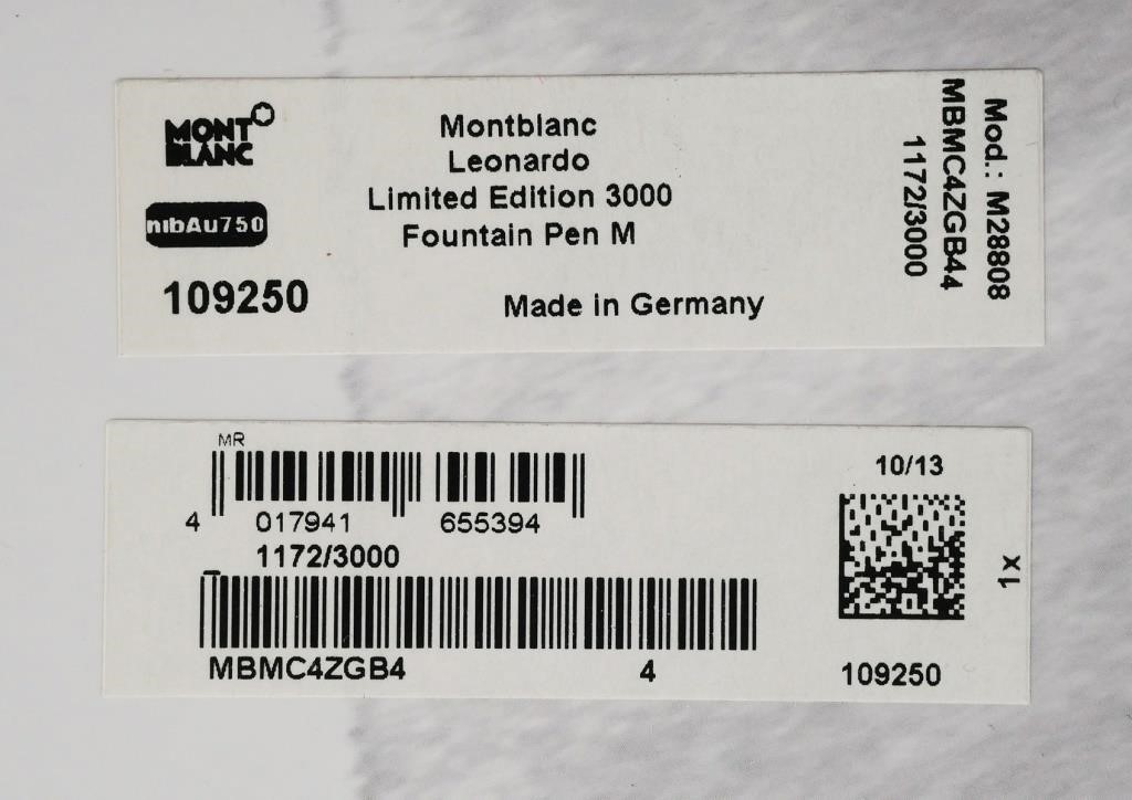 MONTBLANC, LEONARDO LIMITED