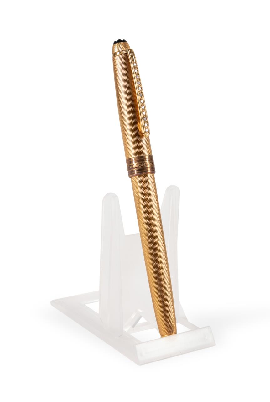 MONTBLANC MEISTERSTUCK GOLD PLATE &