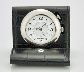 Montblanc traveling clock; dia