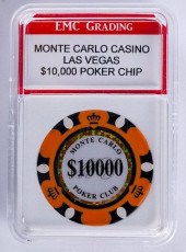 MONTE CARLO CASINO $10,000 POK