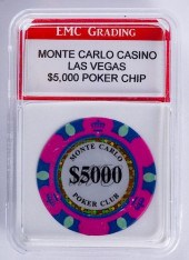 MONTE CARLO CASINO $5,000 POKE