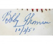 Monte Irvin autographed NY Gia