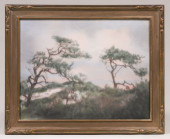 MONTEREY CYPRESS PAINTED PHOTO