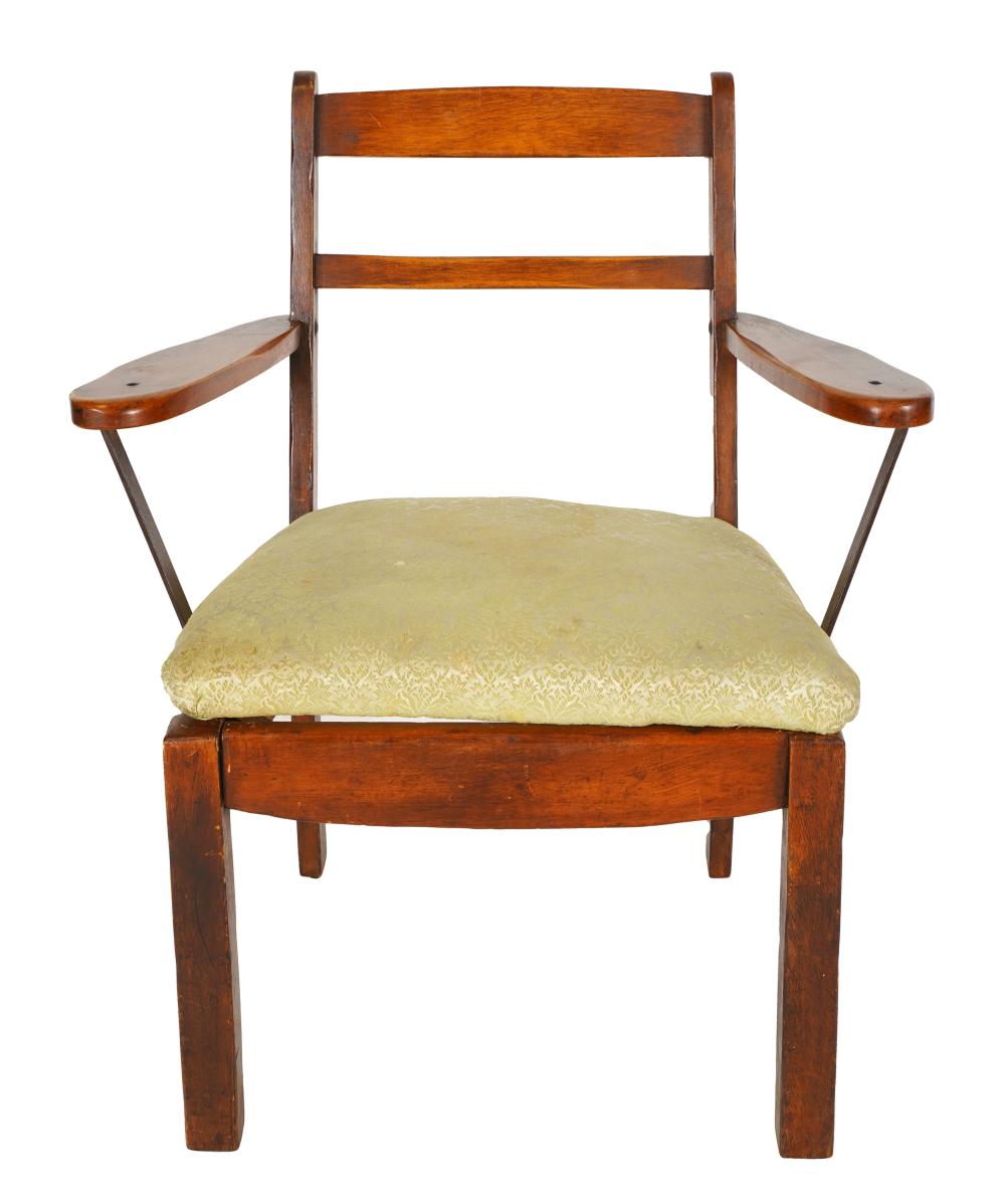 MONTEREY-STYLE ARMCHAIRoak and