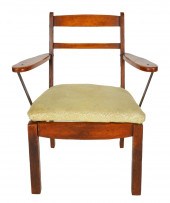MONTEREY-STYLE ARMCHAIRoak and