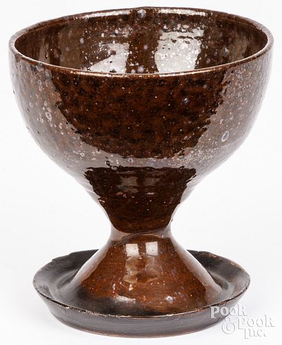 MONTGOMERY COUNTY REDWARE FOOTED