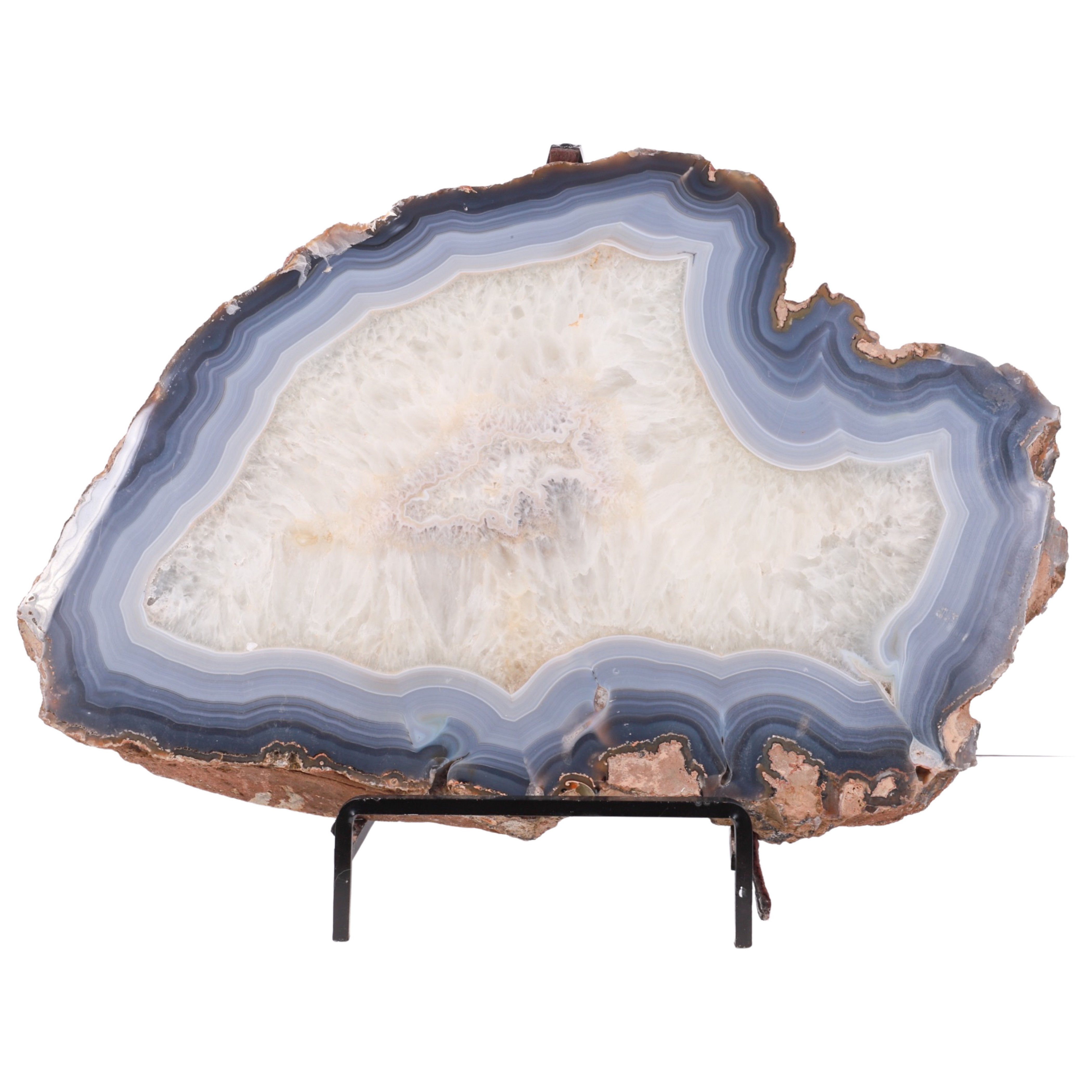 Monumental agate slice, 25"L,