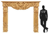 MONUMENTAL ARCHITECTURAL CARVE