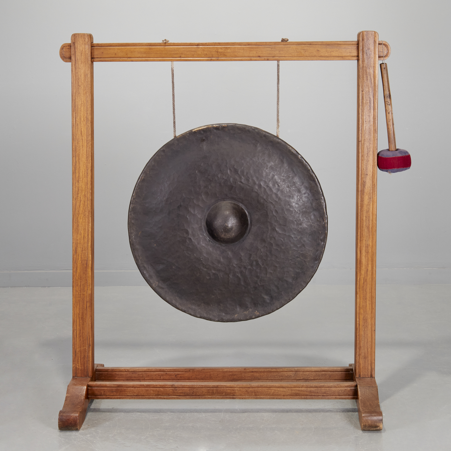 MONUMENTAL ASIAN TEMPLE GONG ON