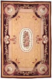 MONUMENTAL  AUBUSSON NEEDLEPOI