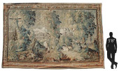 MONUMENTAL AUBUSSON WOVEN VERD