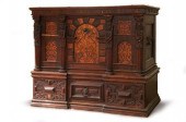 MONUMENTAL BLANKET CHEST.  Ger