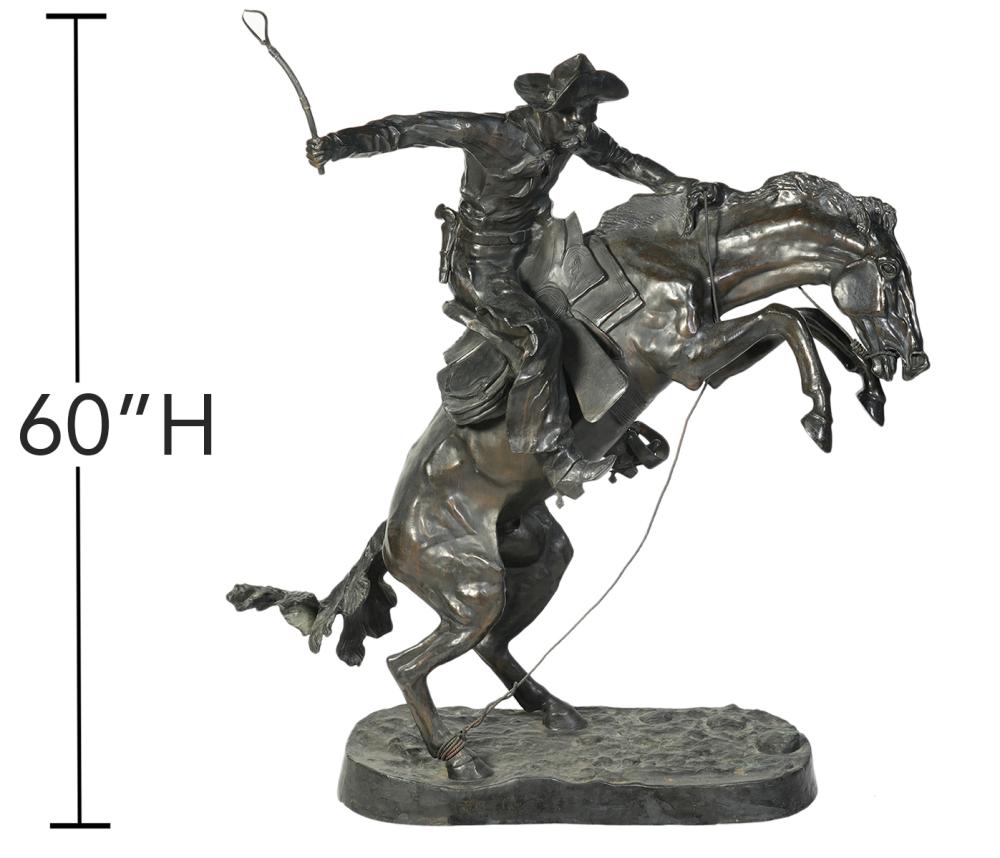 MONUMENTAL BRONZE AFTER REMINGTON