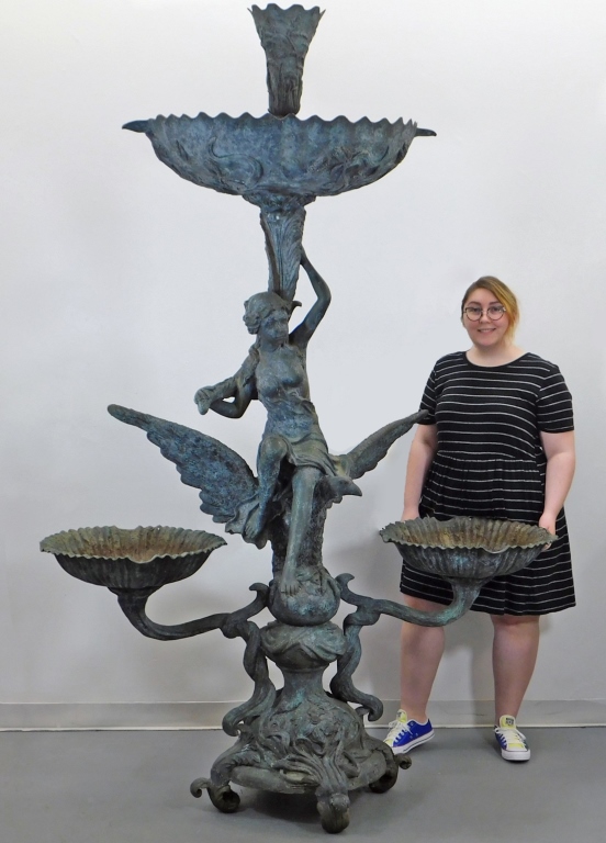 MONUMENTAL BRONZE ART NOUVEAU