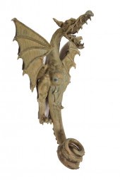 MONUMENTAL BRONZE SCONCE - Mag