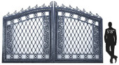 MONUMENTAL CAST IRON ESTATE GA