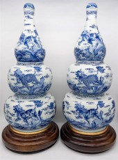 MONUMENTAL CHINESE BLUE AND WH