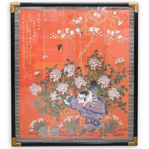 MONUMENTAL CHINESE PAINTING ON