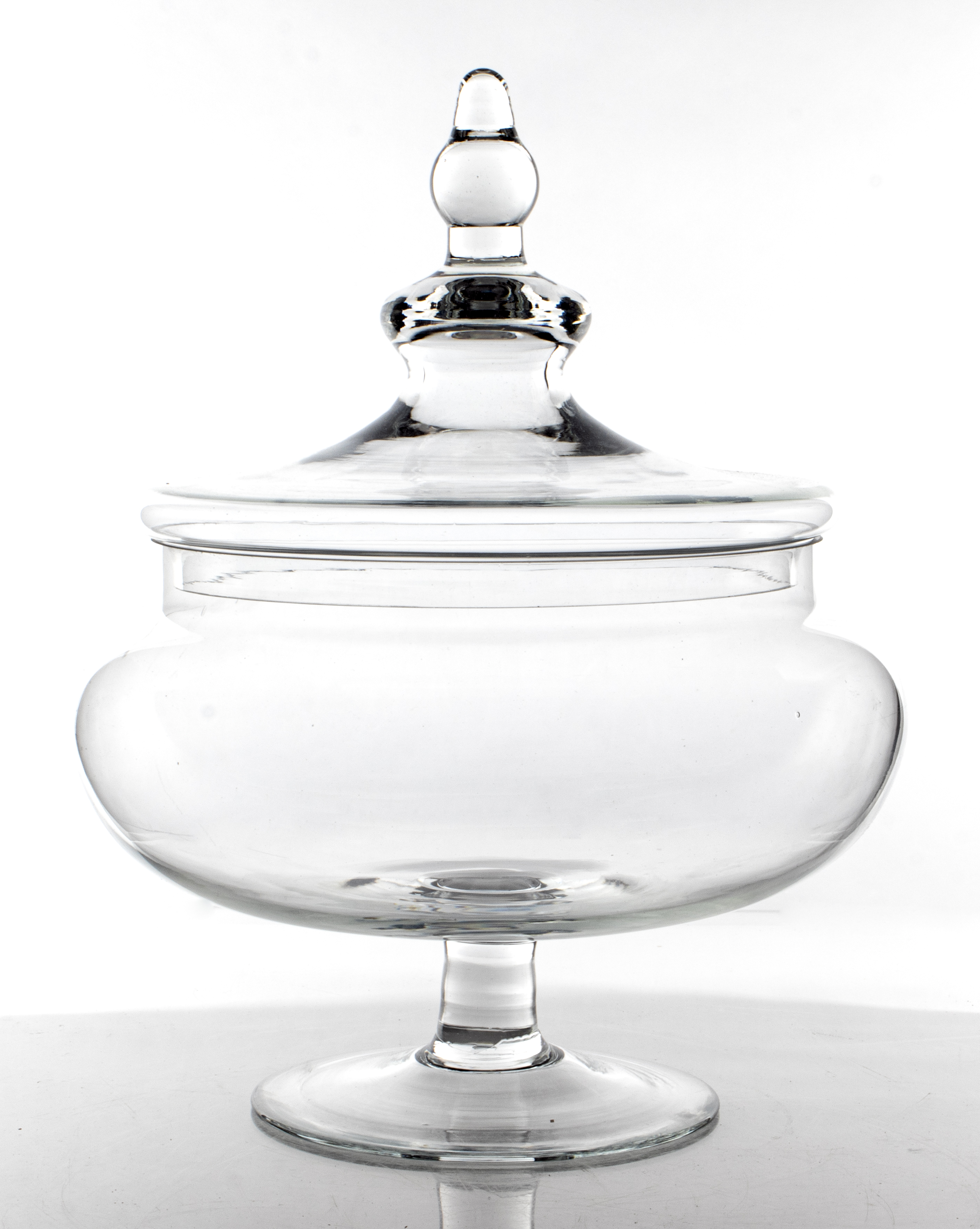MONUMENTAL CLEAR GLASS APOTHECARY
