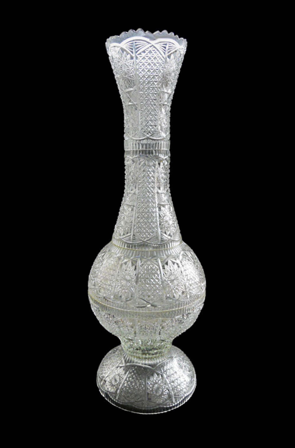 MONUMENTAL CONTEMPORARY CUT GLASS