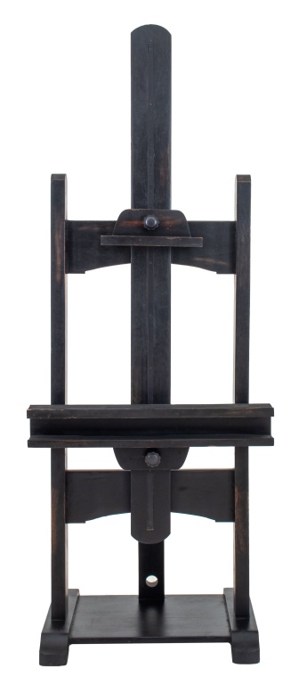 MONUMENTAL EBONIZED WOOD ADJUSTABLE