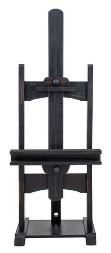 MONUMENTAL EBONIZED WOOD ADJUSTABLE