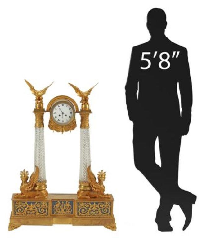 MONUMENTAL EMPIRE STYLE ORMOLU &