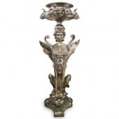 MONUMENTAL FIGURAL SPHINX FOUN