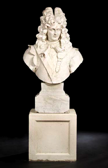 Monumental French Carved Carrara