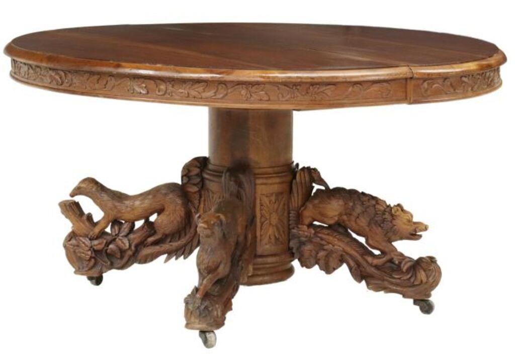 MONUMENTAL FRENCH HUNT PEDESTAL