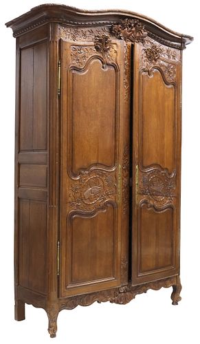 MONUMENTAL FRENCH PROVINCIAL CARVED