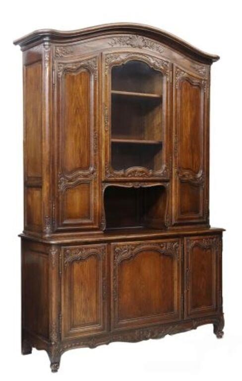 MONUMENTAL FRENCH PROVINCIAL OAK