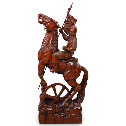 MONUMENTAL GENGHIS KHAN WOOD