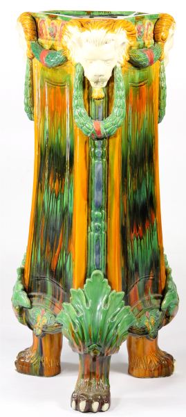 Monumental George Jones Majolica