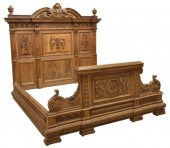MONUMENTAL ITALIAN CARVED WALN