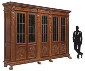 MONUMENTAL ITALIAN CARVED WALN