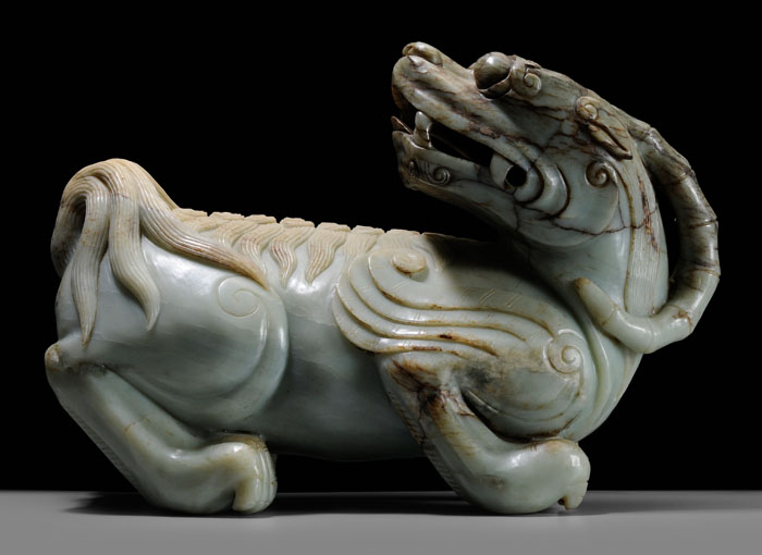 Monumental Jade Bixie Qing Dynasty,